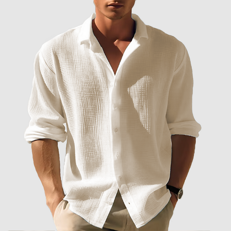 Lucas Carter Waffle Shirt