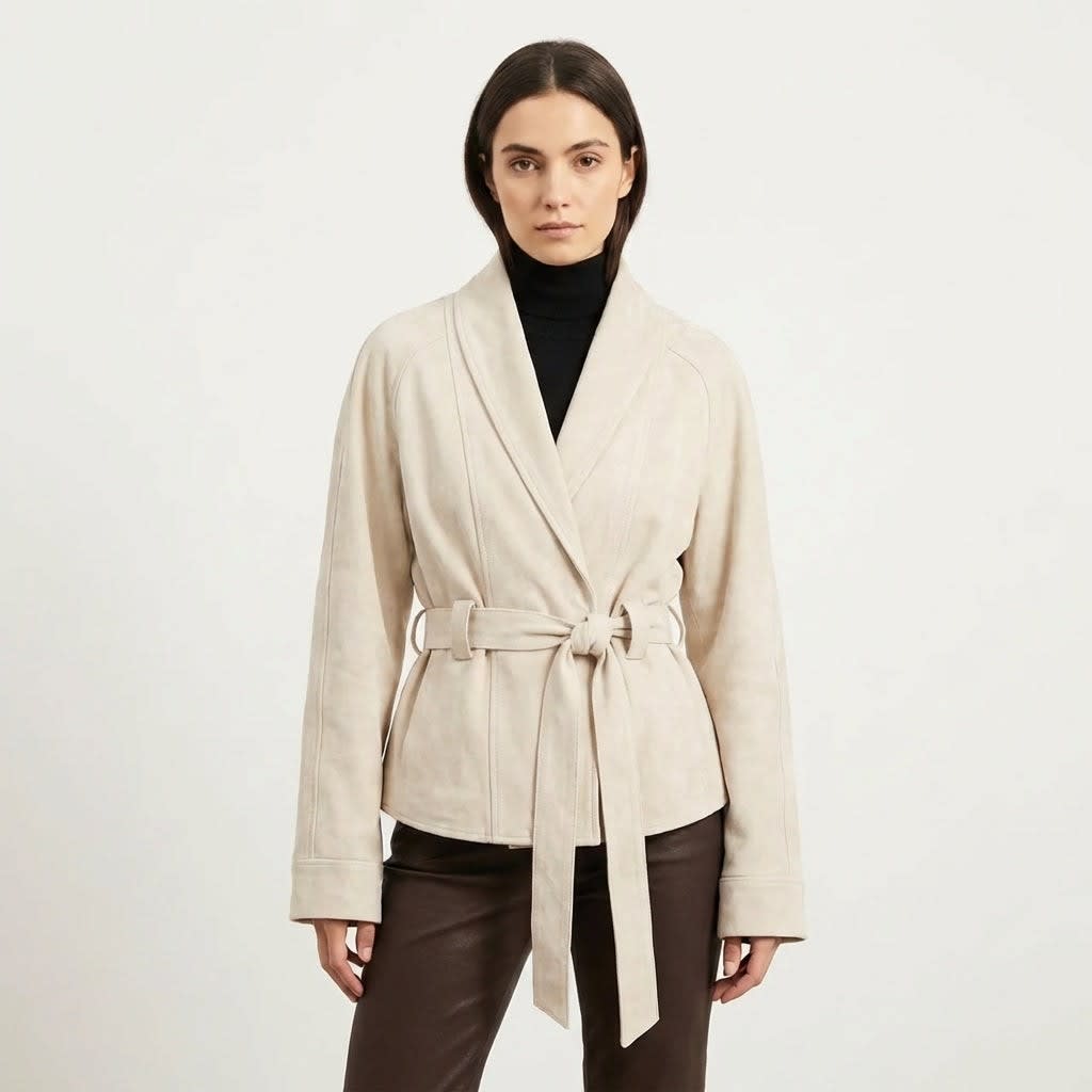 Carmen Belted Suede Wrap Jacket_2
