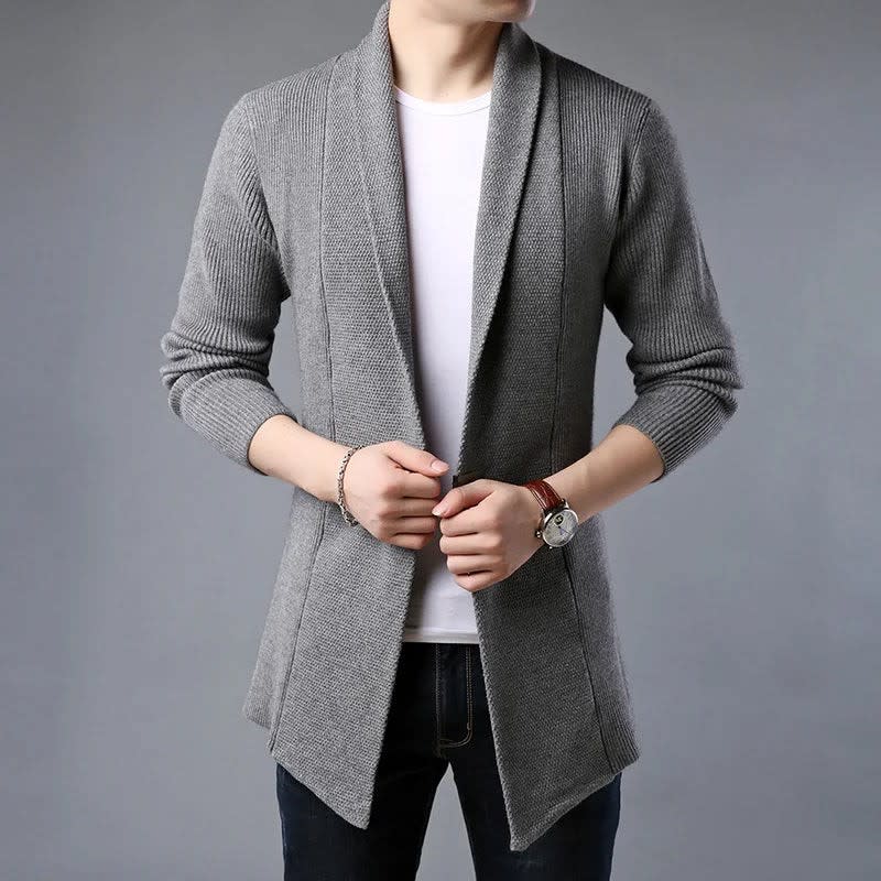 Beckett Longline Shawl Collar Cardigan_2