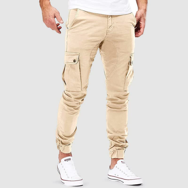 Frank Cotton Blend Cargo Joggers_1