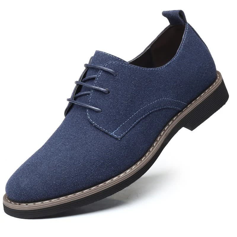 Wilson Suede Lace Up Derby Shoes_3
