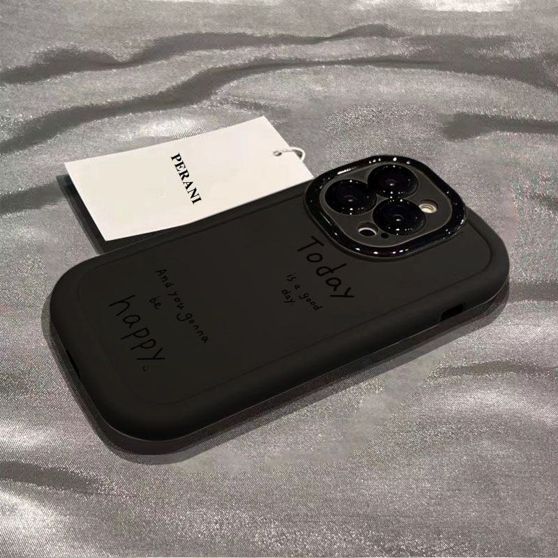 Happy Day Leather iPhone Case