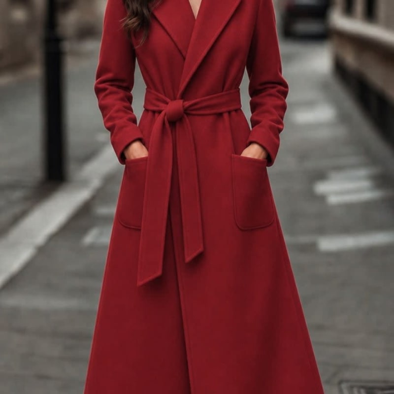 Domitia Belted Wool Coat_1