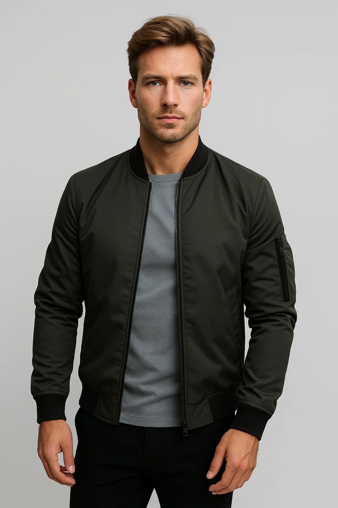 Nick Fully Lined Bomber Jacket_4