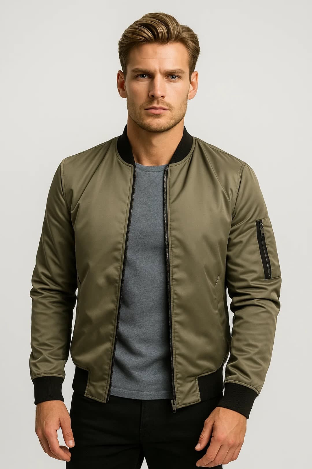 Nick Fully Lined Bomber Jacket_5