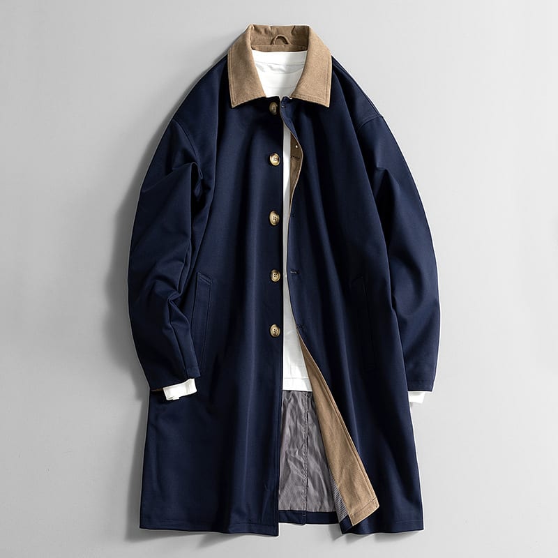 Declan Corduroy Collar Overcoat_2