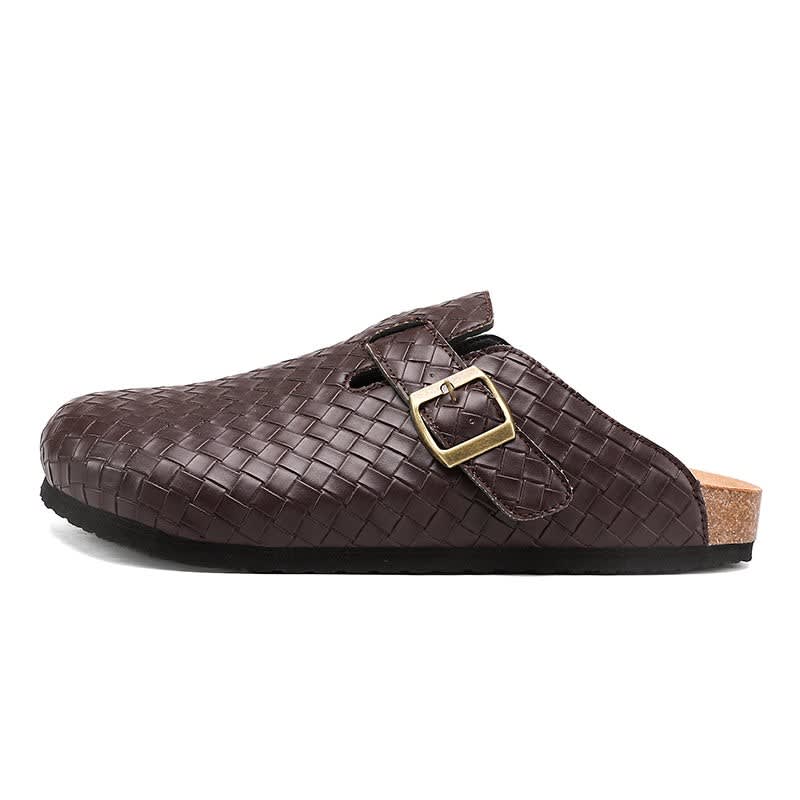 Aiden Woven Leather Clogs_13