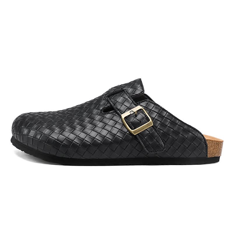 Aiden Woven Leather Clogs_9