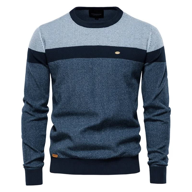 Dashiell Color Block Crew Neck Sweater_2