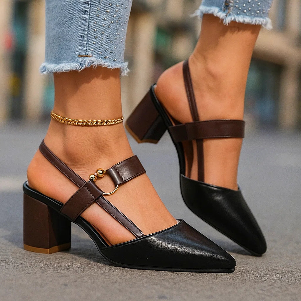 Valeria Genuine Leather Heels
