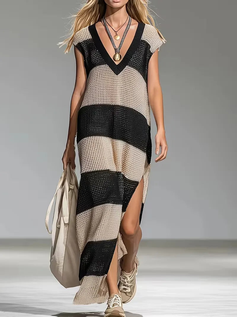 Ava Monroe Lightweight V-Neck Maxi Dress