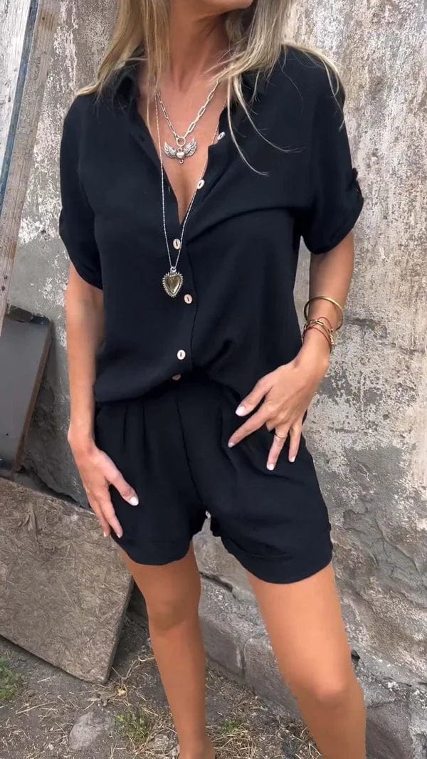 Isabella Lightweight Shorts Set For Summer