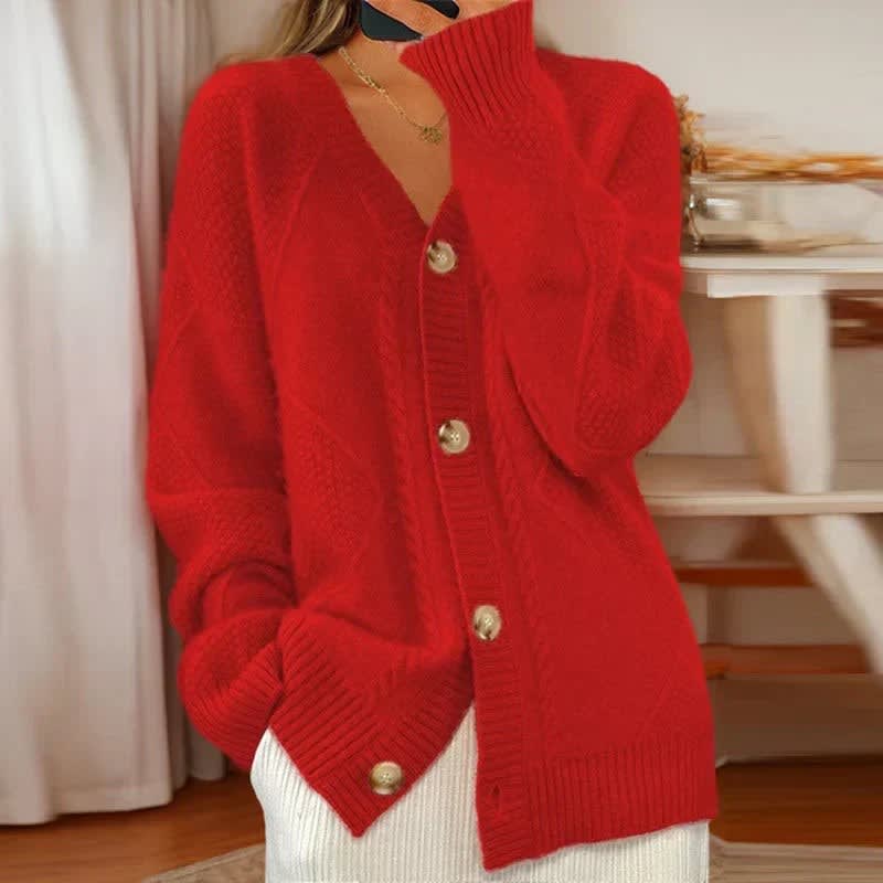 Wynn Cable Knit Button Front Cardigan_7