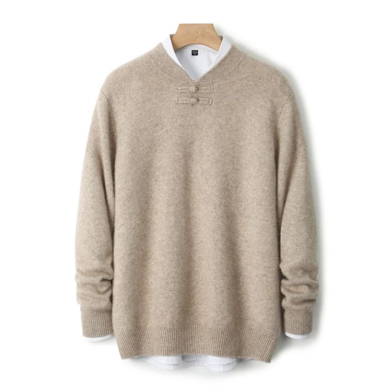 Emerson Wool Knot Button Sweater_6