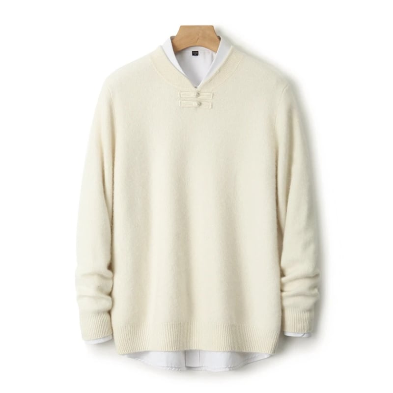 Emerson Wool Knot Button Sweater_7