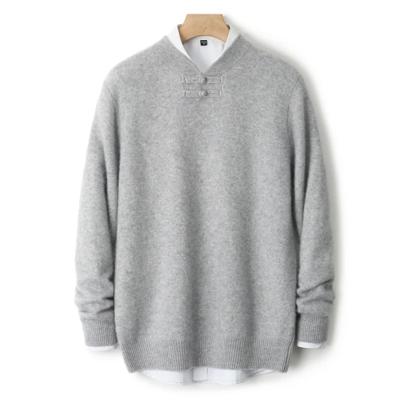 Emerson Wool Knot Button Sweater_9