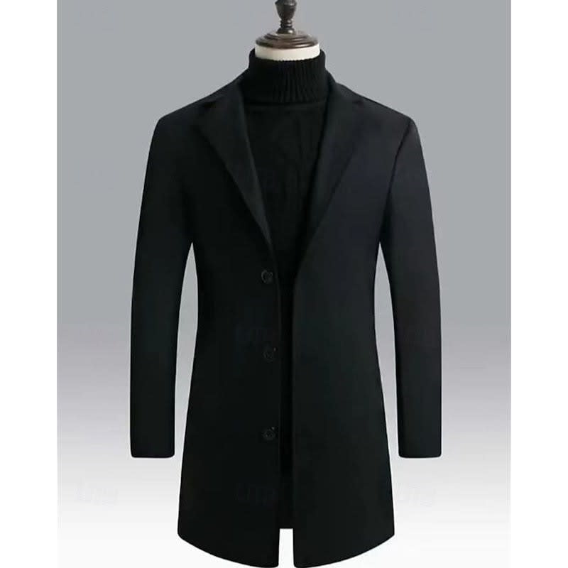 Bryan Single Breasted Long Overcoat_8
