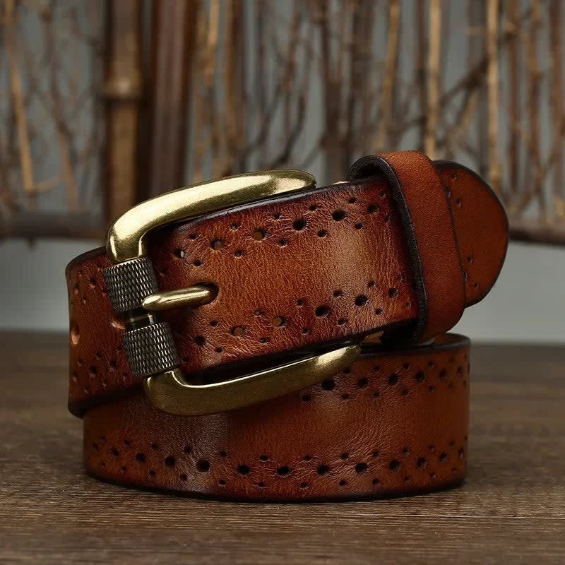 Slade Perforated Leather Belt_1