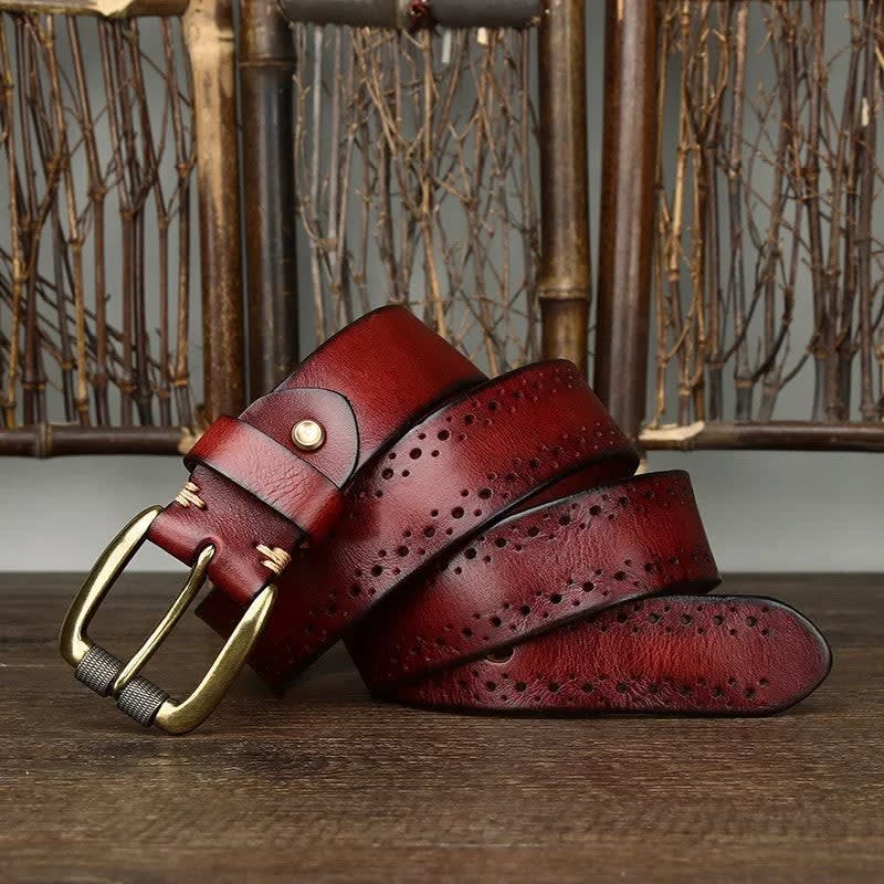 Slade Perforated Leather Belt_7