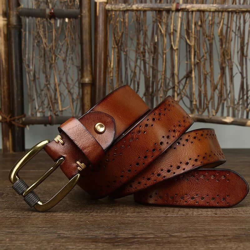 Slade Perforated Leather Belt_8