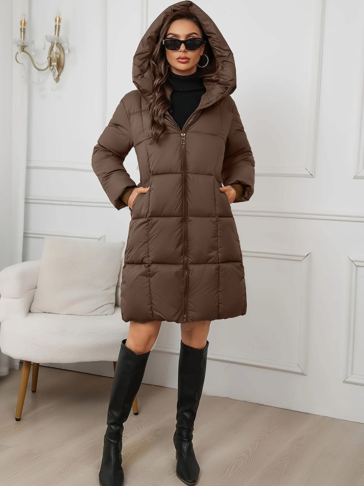 Ottavia Hooded Longline Puffer Coat_4