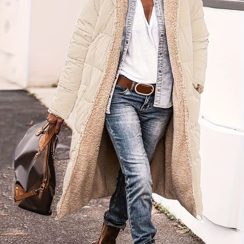 Alicia Reversible Sherpa Long Coat_1