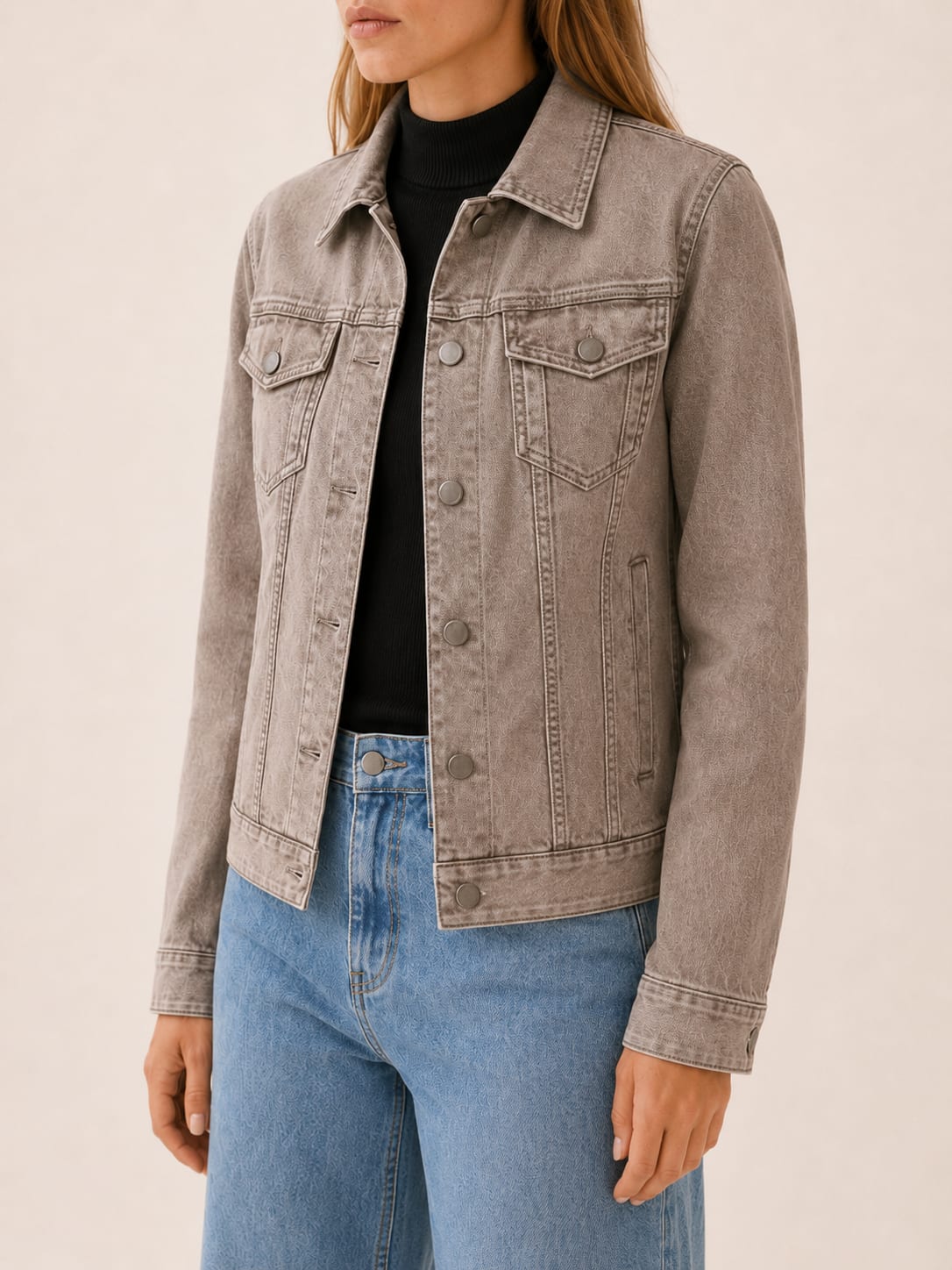 Elowen Washed Utility Button Front Shirt Jacket_4