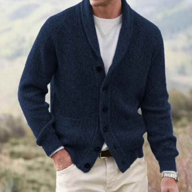Colson Wool Shawl Collar Cardigan_5