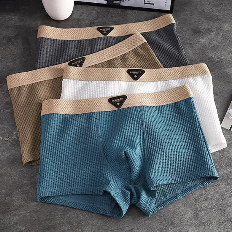 Tobias Waffle Knit Stretch Boxer Briefs_3