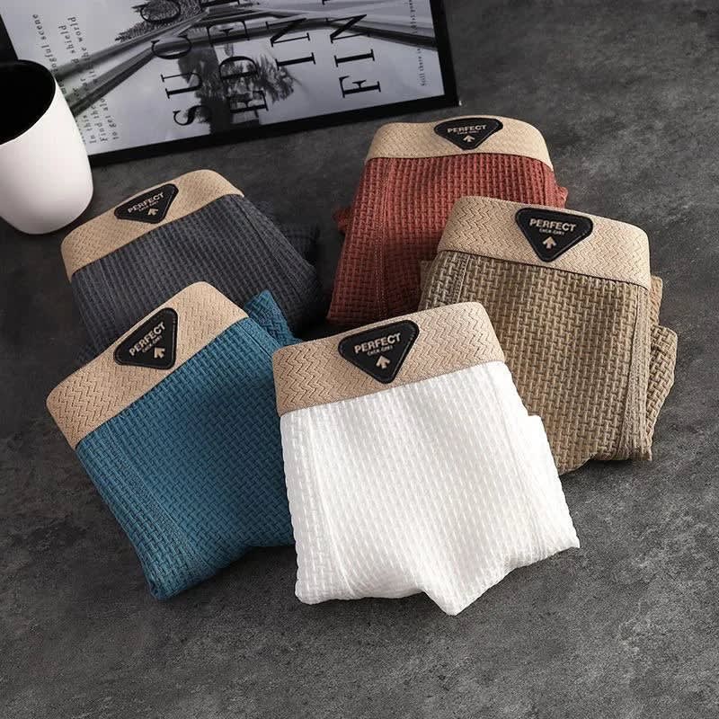 Tobias Waffle Knit Stretch Boxer Briefs_4