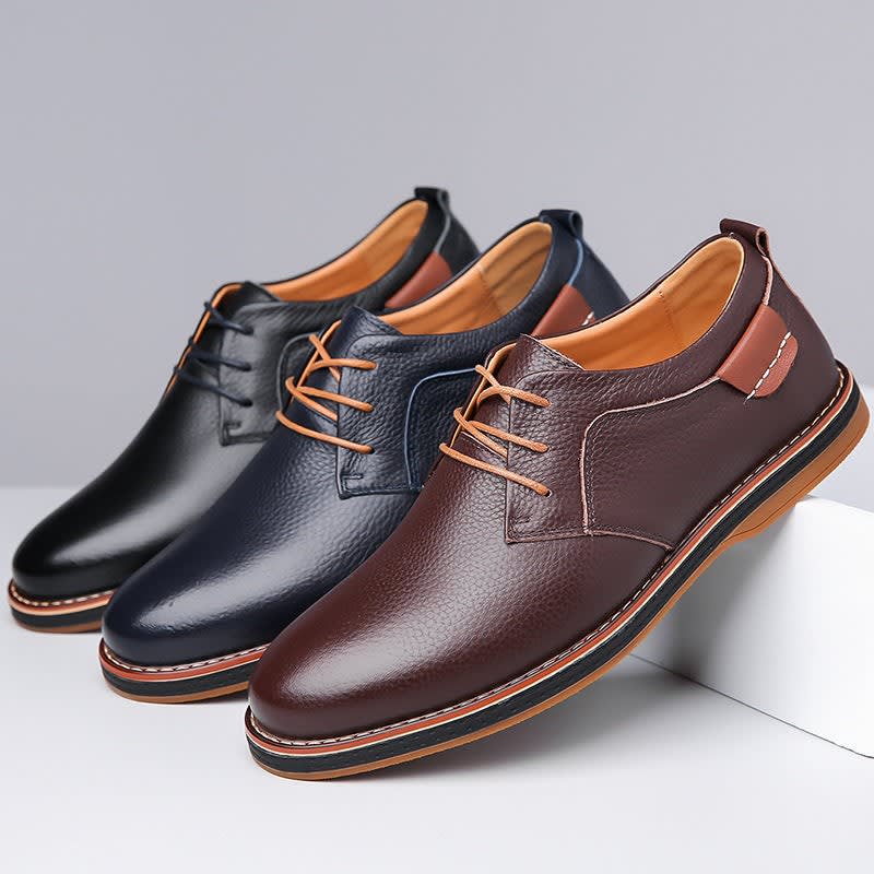 Wendell Lace-Up Leather Dress Shoes_3