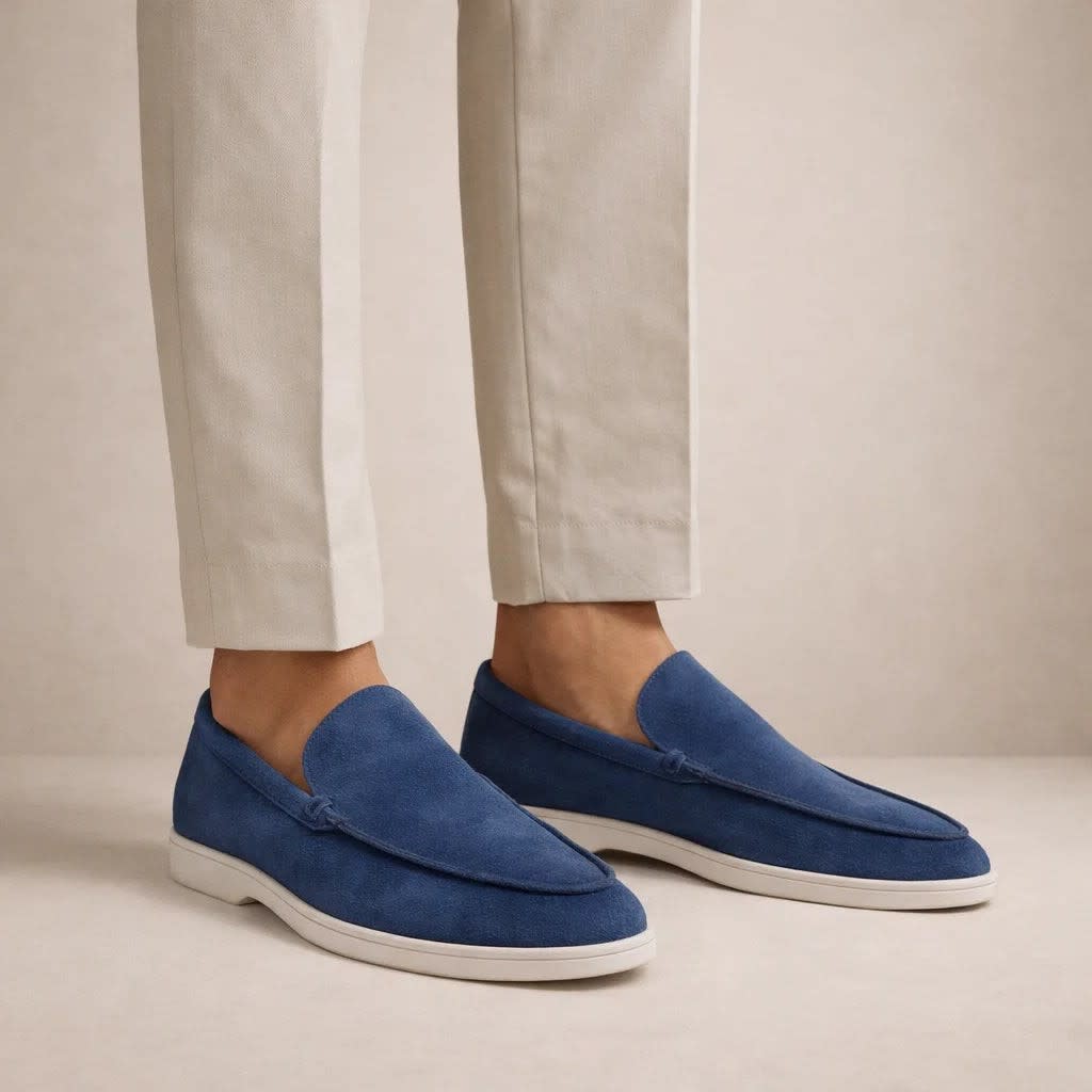 Robert Suede Moccasin Loafers_7