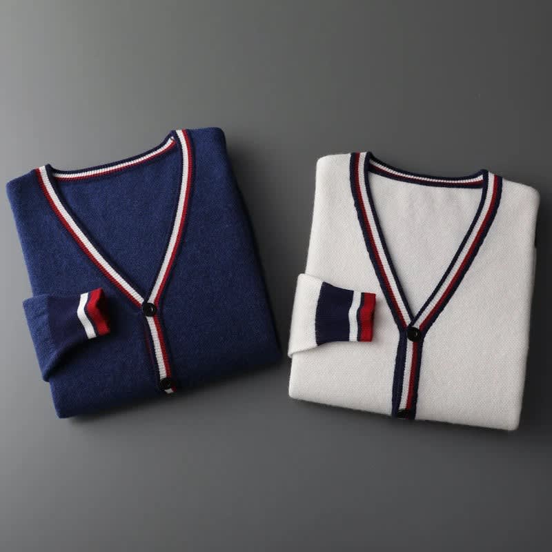 Hudson Cashmere V-Neck Cardigan_11