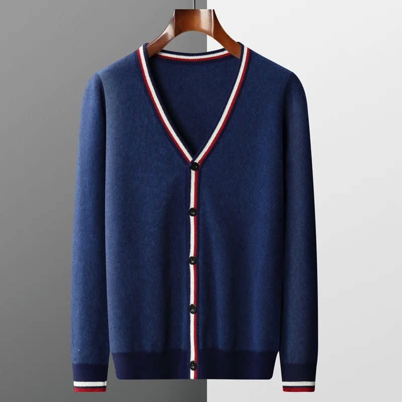 Hudson Cashmere V-Neck Cardigan_1