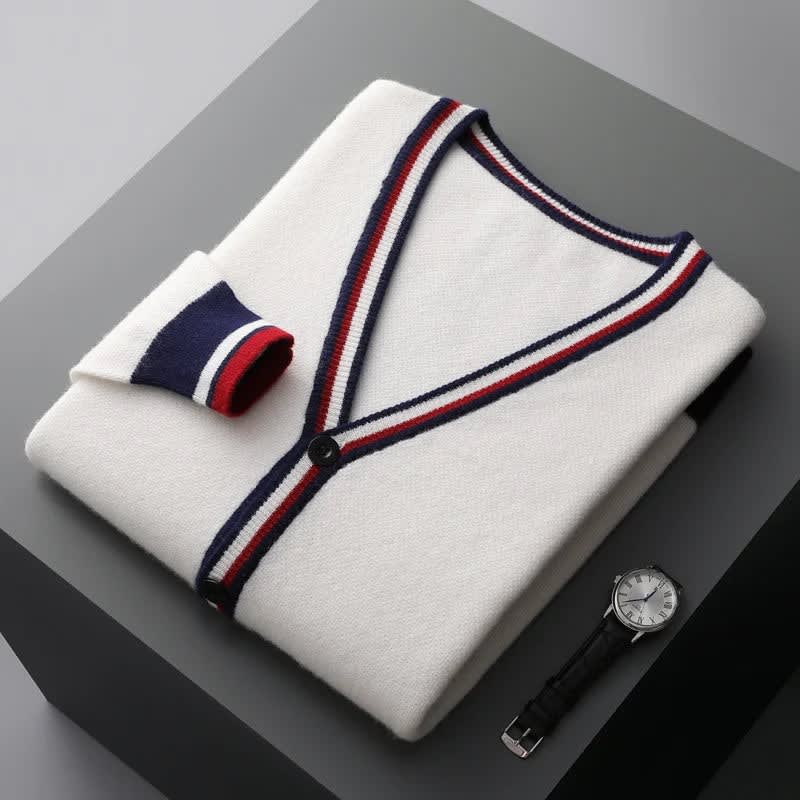 Hudson Cashmere V-Neck Cardigan_5