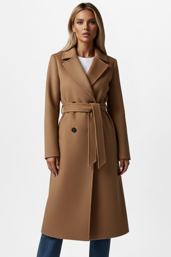 Adelita Double Breasted Belted Coat_9