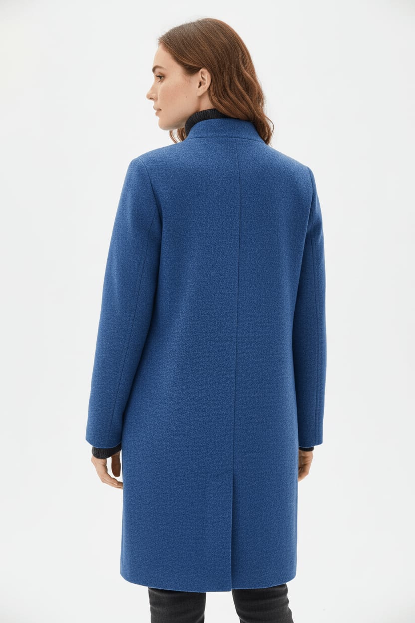 Evgenia Wool Blend Tailored Overcoat_20