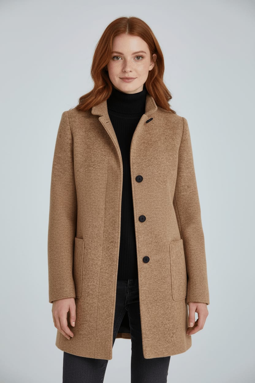 Evgenia Wool Blend Tailored Overcoat_7