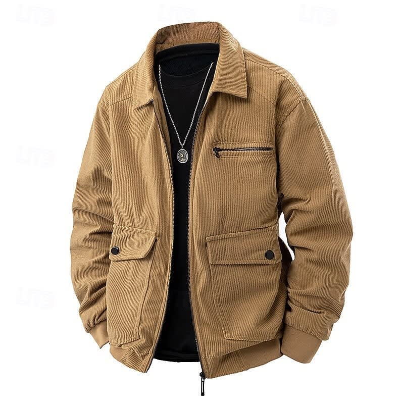 Chad Corduroy Zip Up Jacket_2