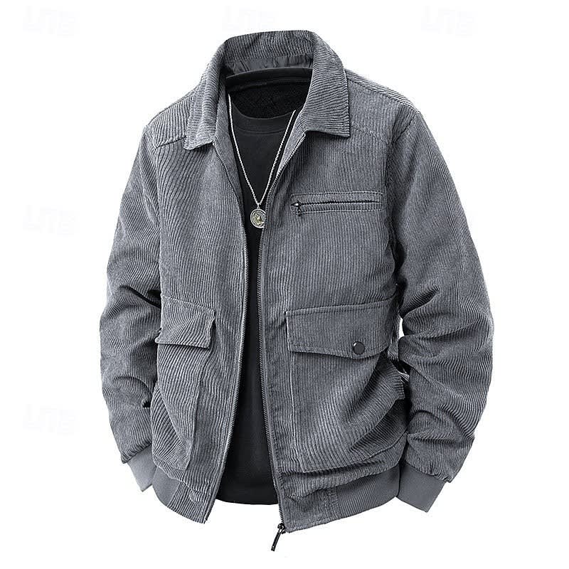 Chad Corduroy Zip Up Jacket_4