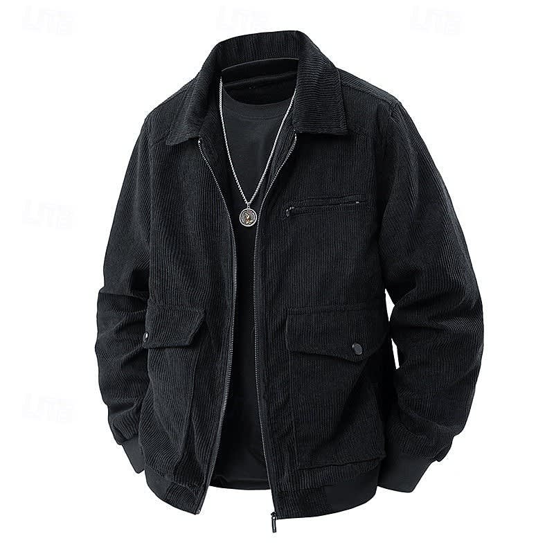 Chad Corduroy Zip Up Jacket_8