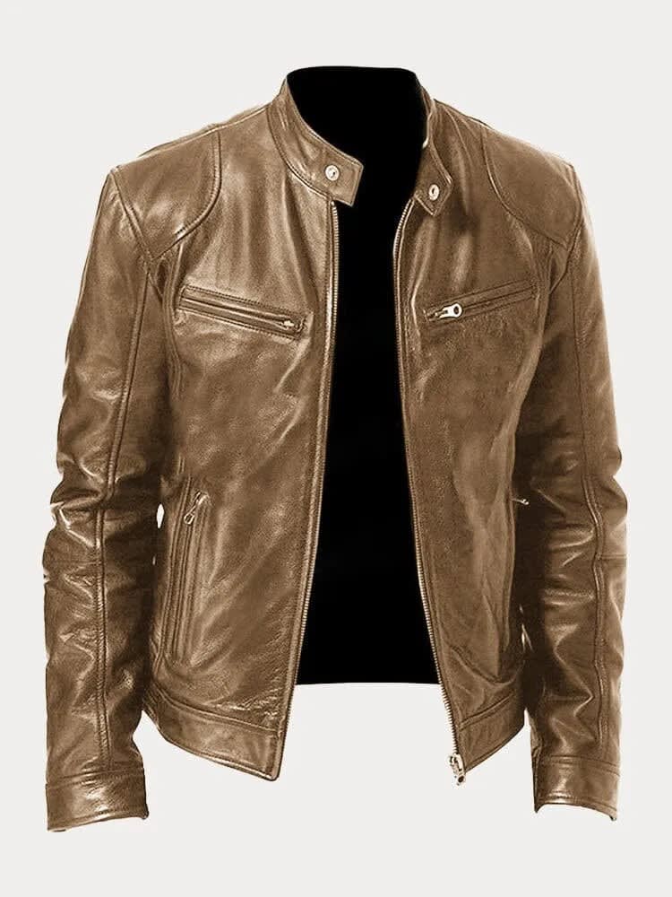 Bruce Slim Fit Leather Jacket_10