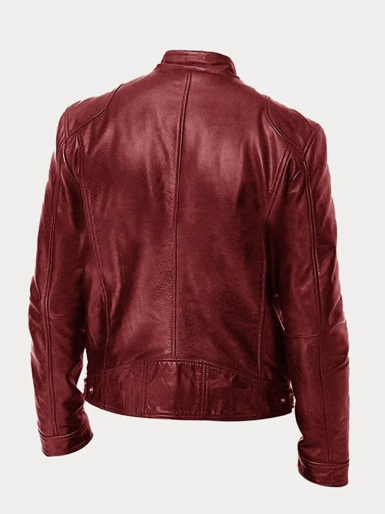 Bruce Slim Fit Leather Jacket_13