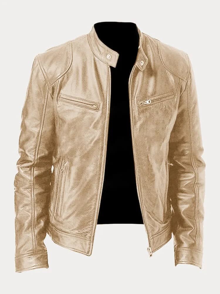 Bruce Slim Fit Leather Jacket_7