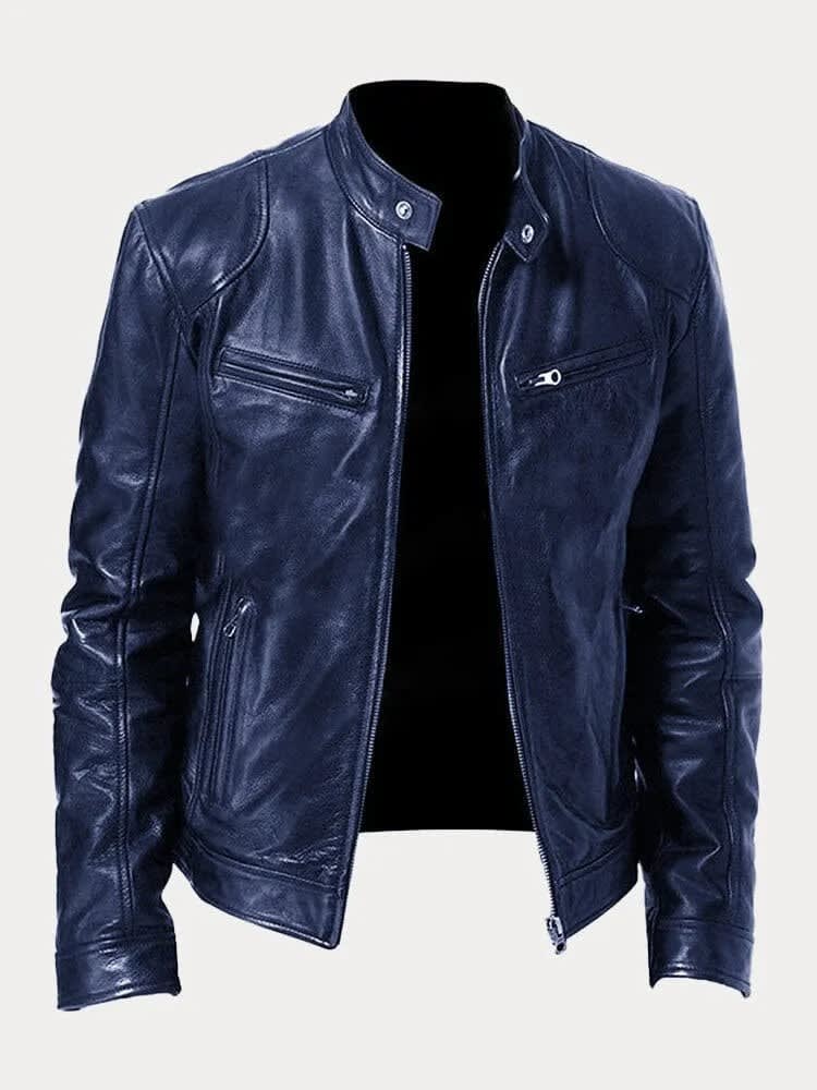 Bruce Slim Fit Leather Jacket_9