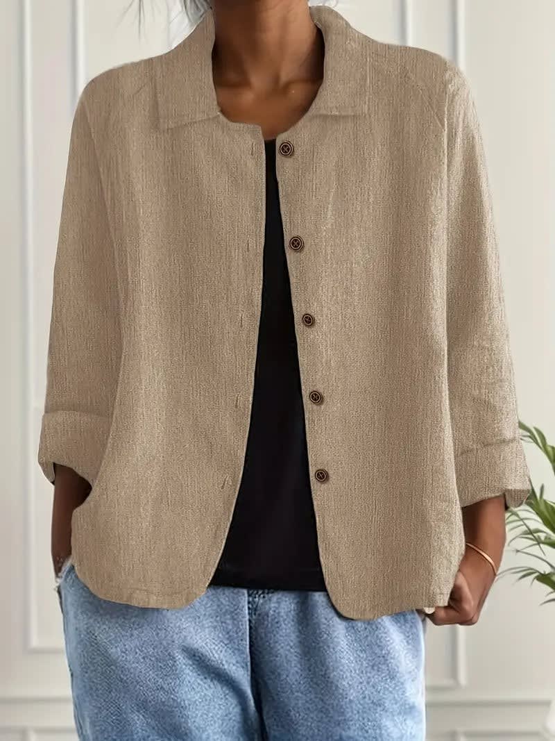 Julia Relaxed Fit Button Front Shirt Jacket_3