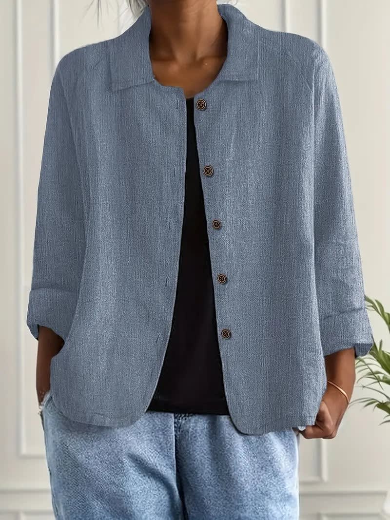 Julia Relaxed Fit Button Front Shirt Jacket_4