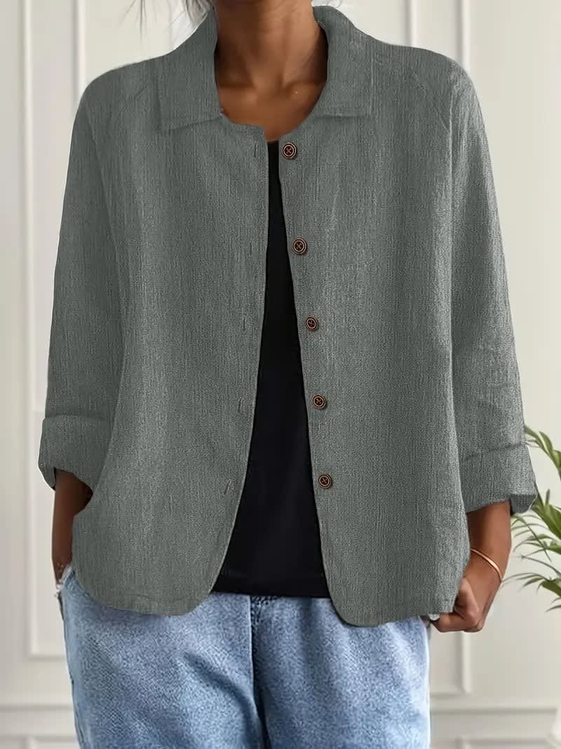 Julia Relaxed Fit Button Front Shirt Jacket_5