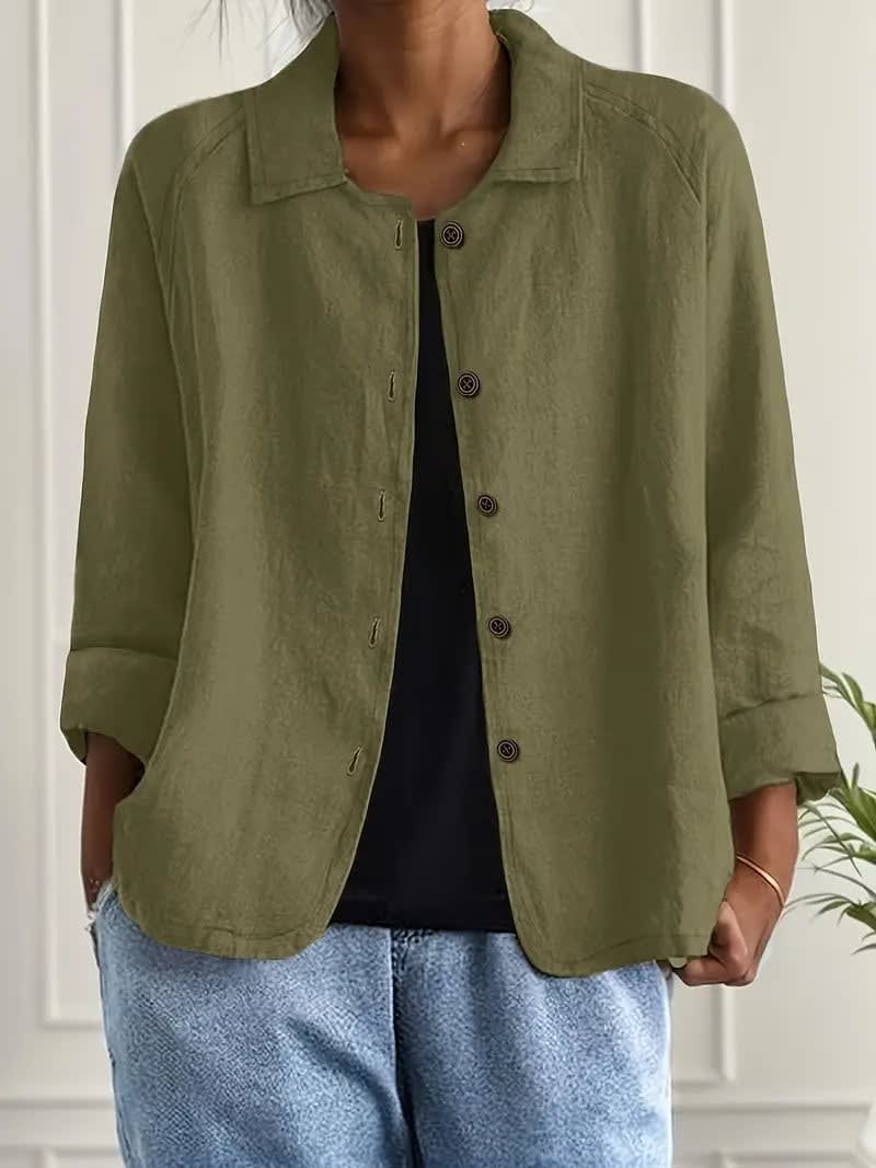 Julia Relaxed Fit Button Front Shirt Jacket_8
