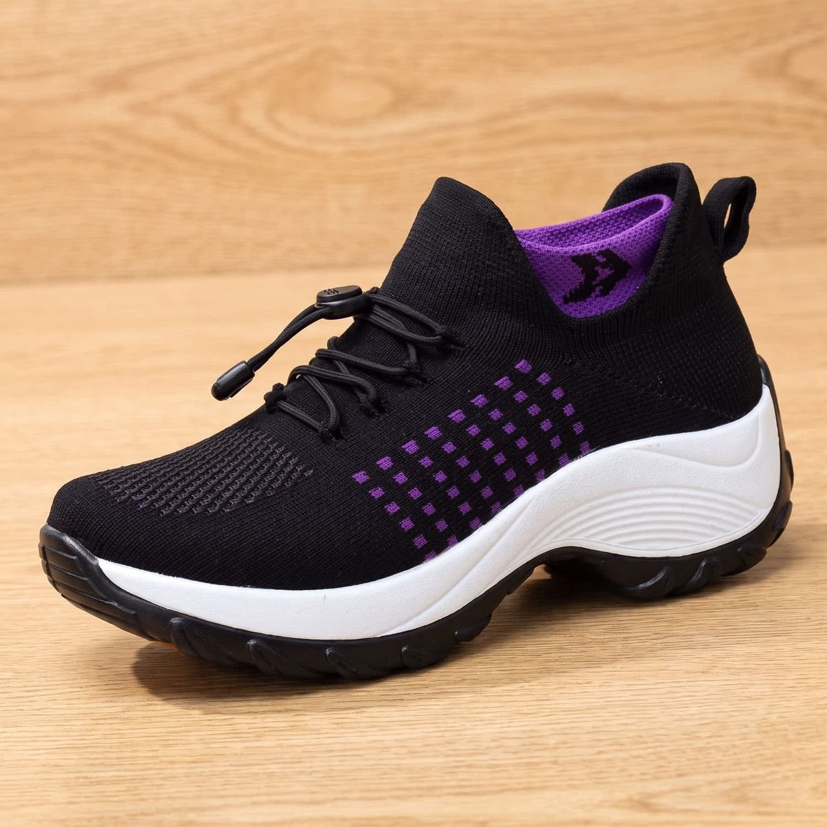 Courtney Wide Toe Box Knit Orthopedic Sneakers_3